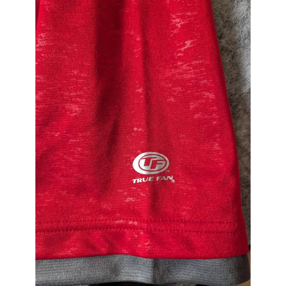 MLB St Louis Cardinals True‎ Fan Jersey Grey Red Button Up Mens L 42-44